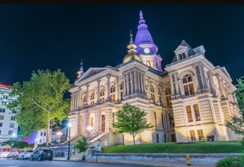 Tippecanoe County Courthouse at the Night